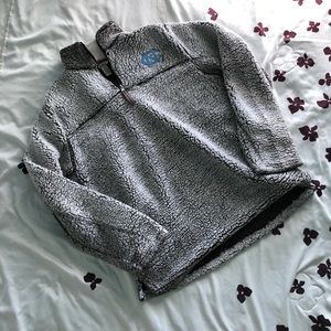 UNC Sherpa zip pullover